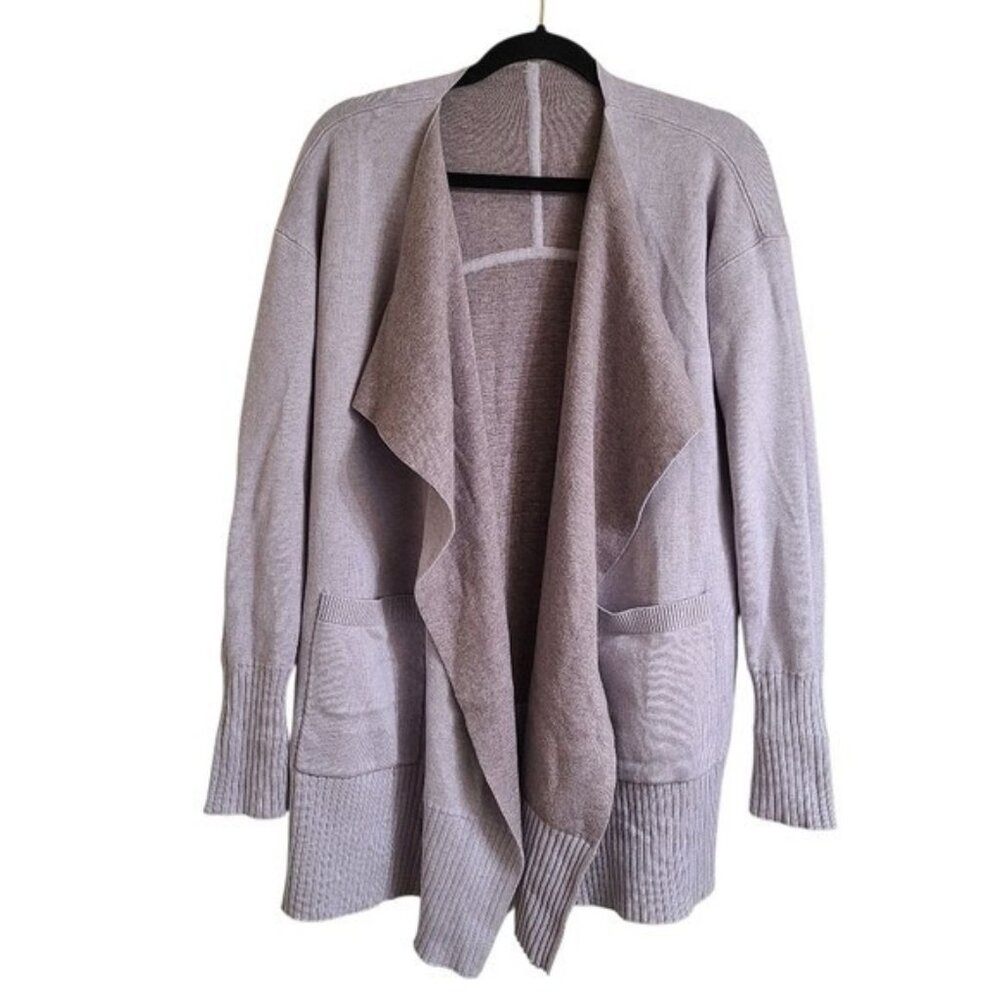 Lululemon Purple Still Lotus Wrap Cardigan Sweater Size M